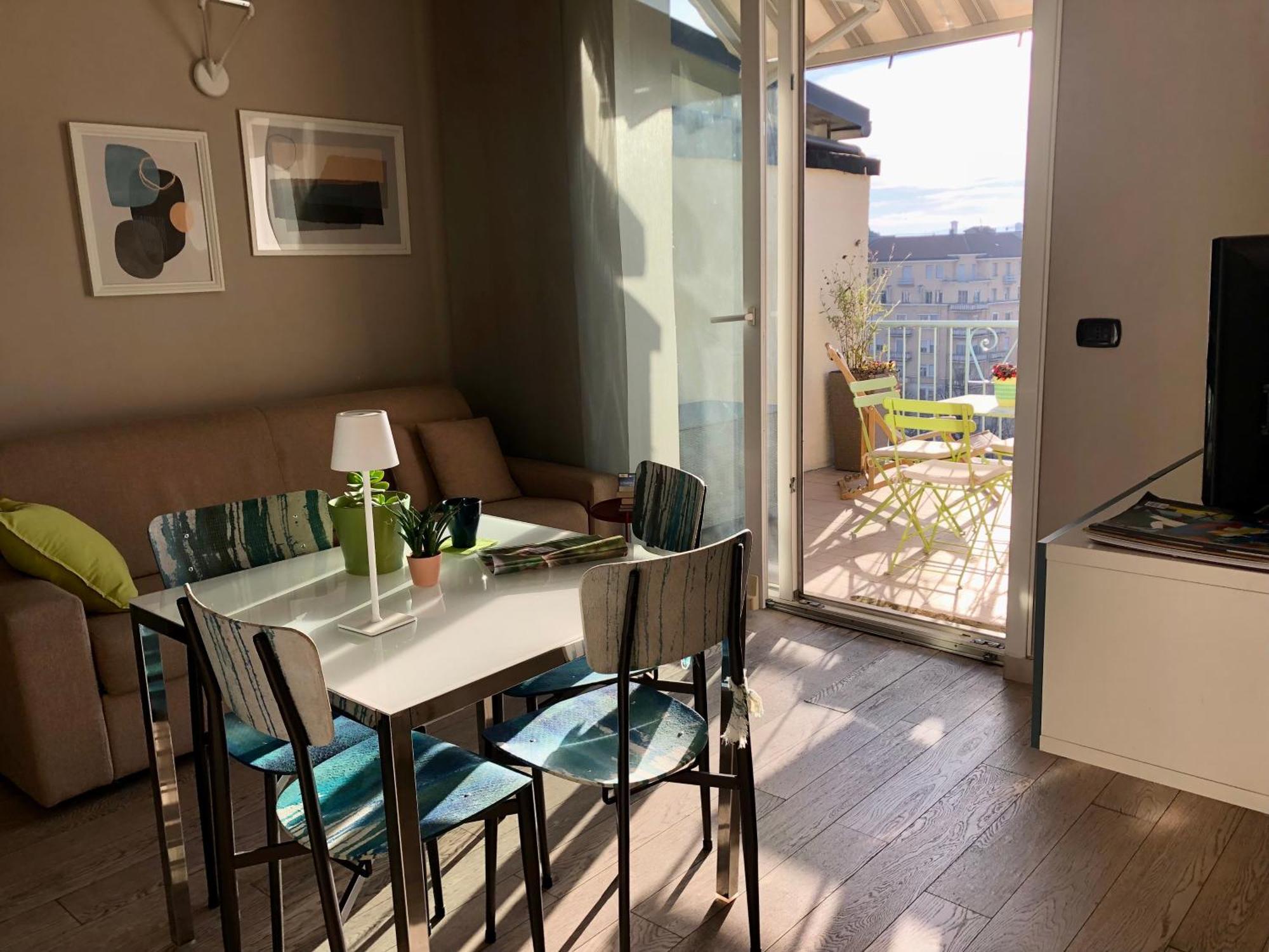 Апартаменты Attico Ellen Terrazza Con Vista Турин Экстерьер фото